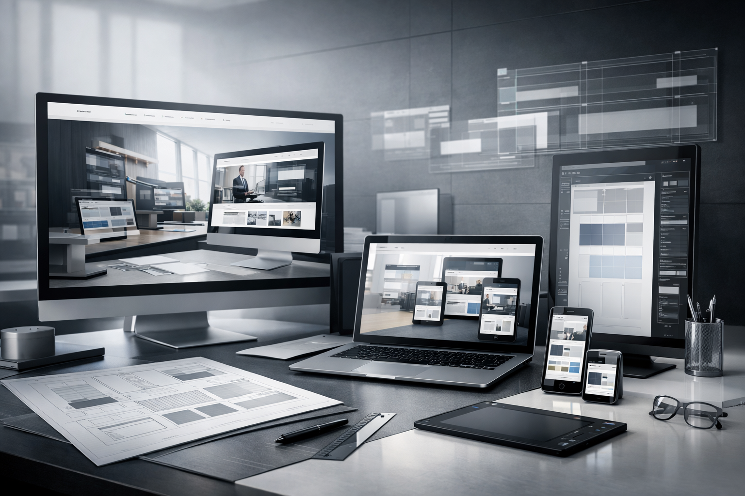 Premium environment for planning and building professional websites